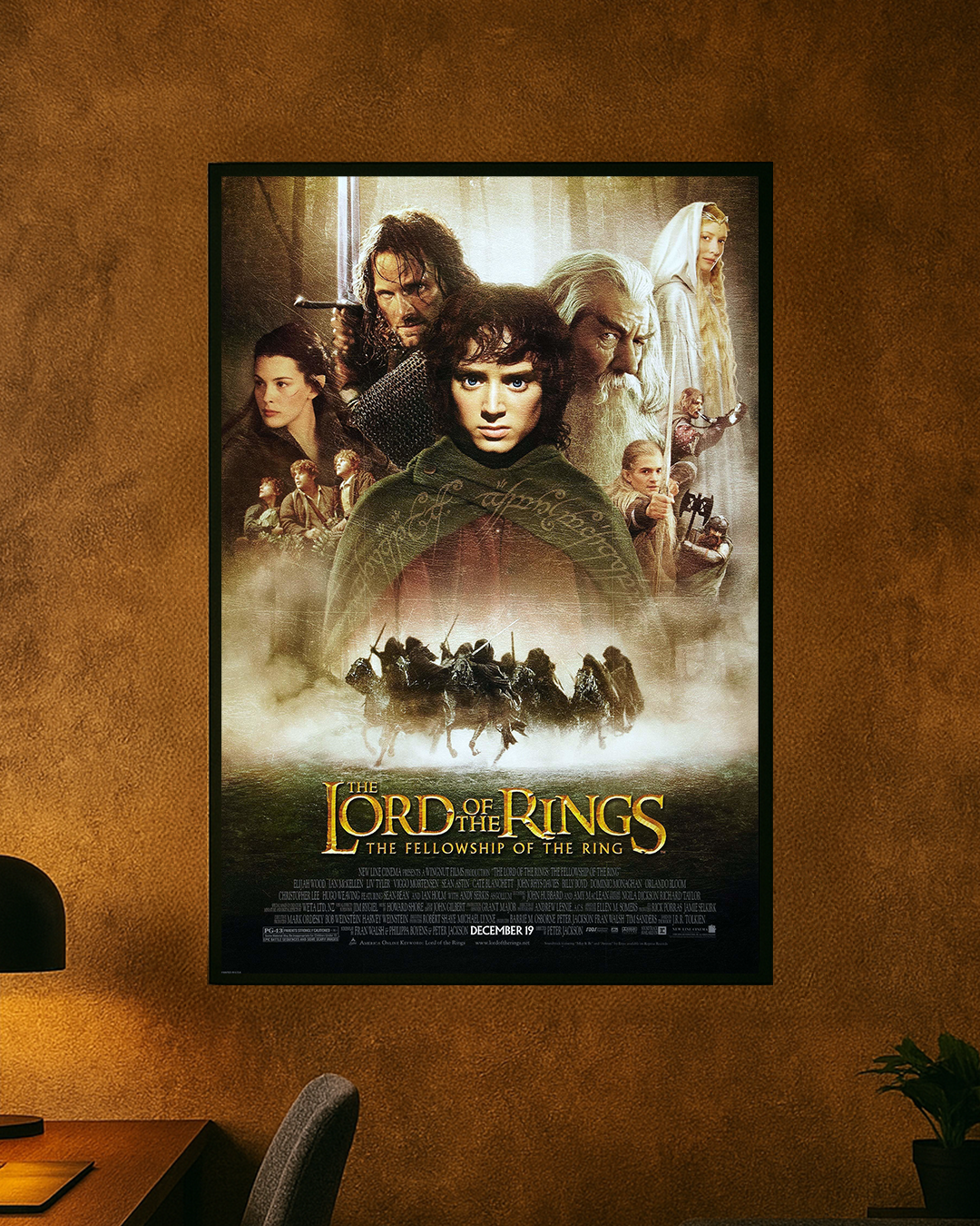 Póster El Señor de los Anillos: La Comunidad del Anillo