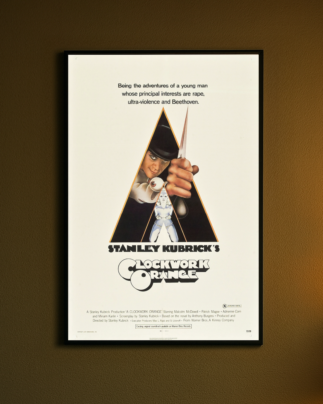 Póster La Naranja Mecánica (A Clockwork Orange)