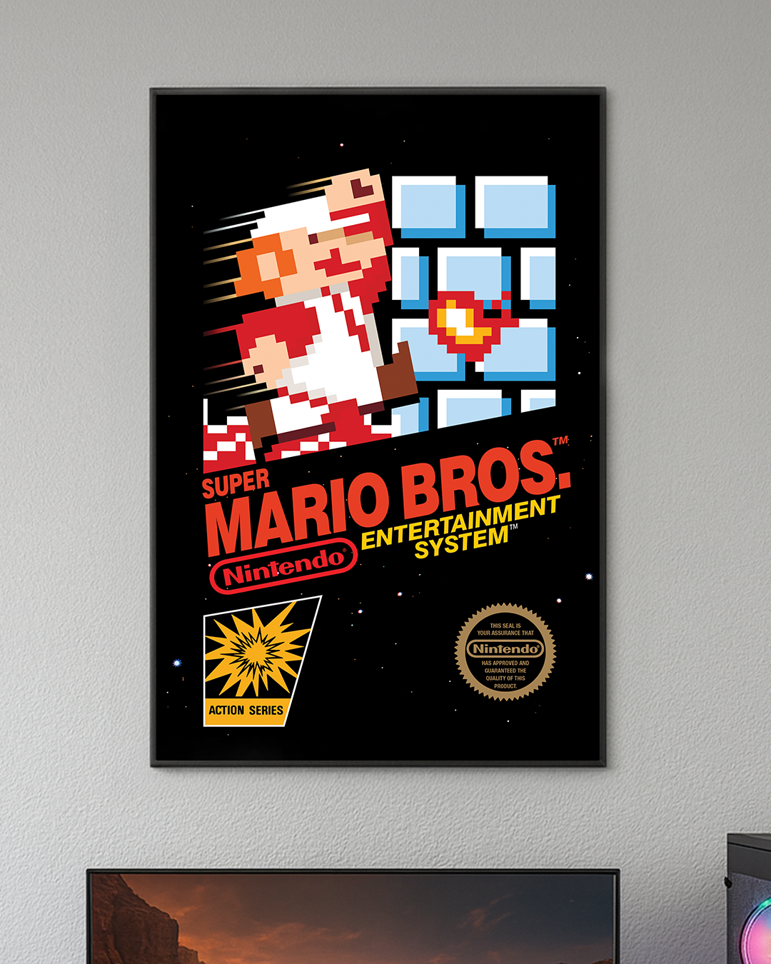 Póster Super Mario Bros. (NES)