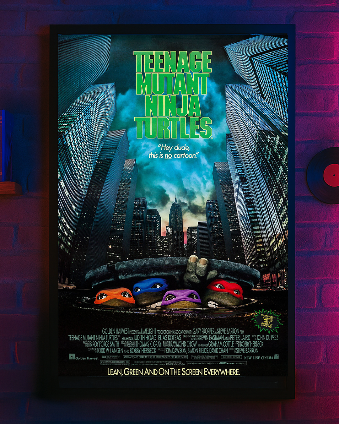 Póster Teenage Mutant Ninja Turtles (1990)